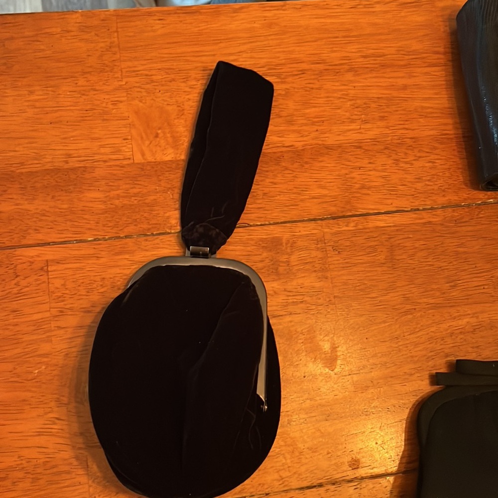 Black Velvet Wristlet